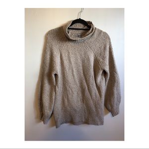 Aerie Oversized Boucle Mock Neck Sweater